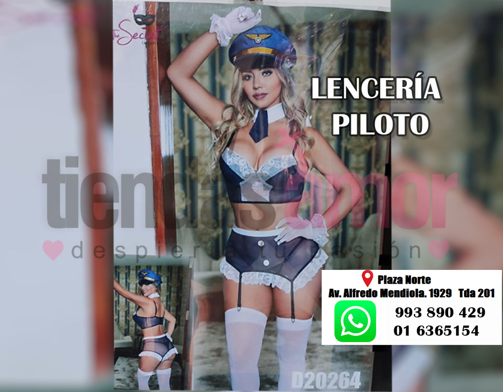 UNA SENSUAL PILOTO LENCERÍA TIENDAS AMOR PLAZA NORTE